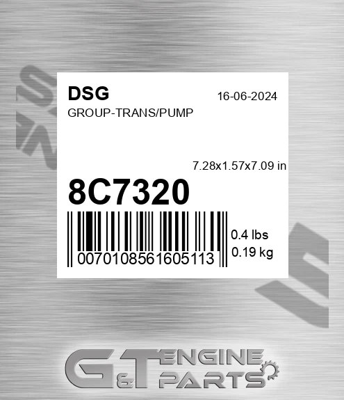 8C7320 Group-trans/pump