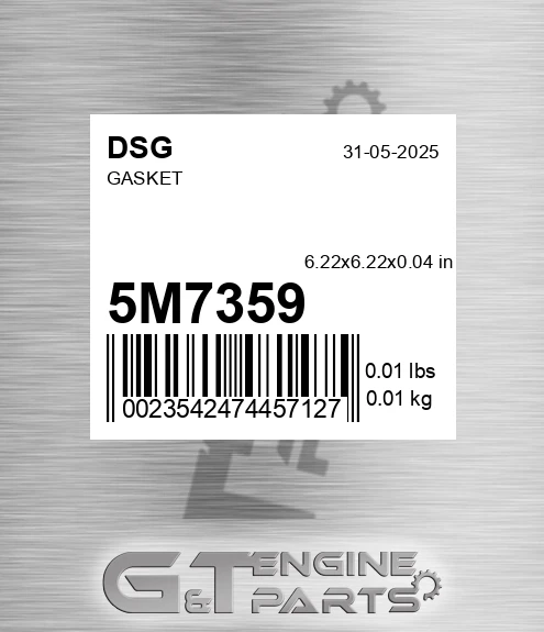 5M7359 Gasket