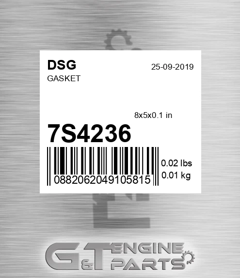7S4236 DSG Gasket