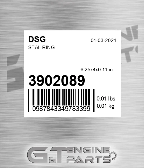 3902089 DSG Seal Ring