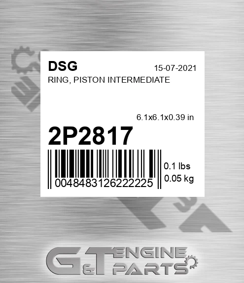 2P2817 Ring, Piston Intermediate