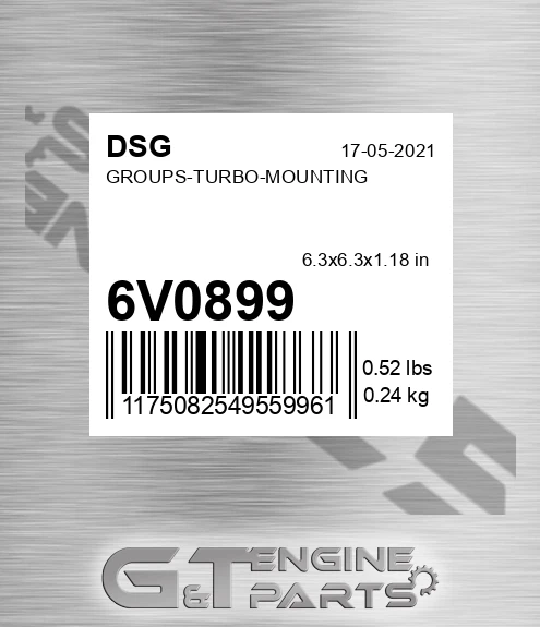 6V0899 Groups-turbo-mounting