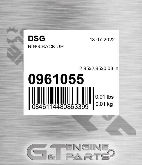 0961055 DSG Ring-back Up