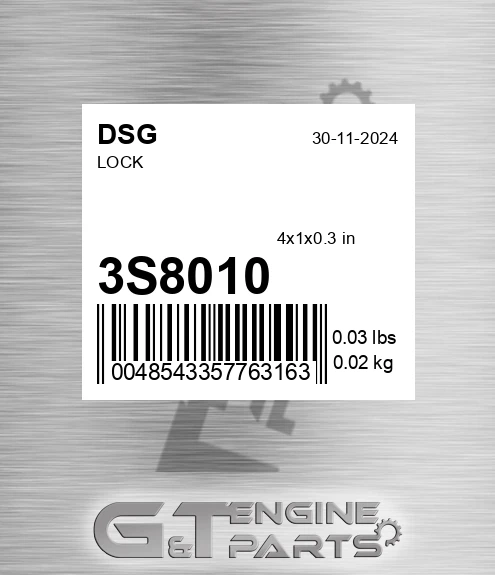 3S8010 Lock