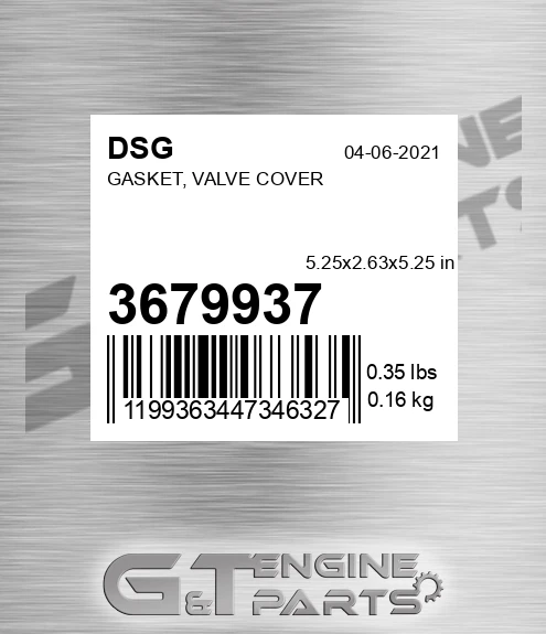 3679937 Gasket, Valve Cover
