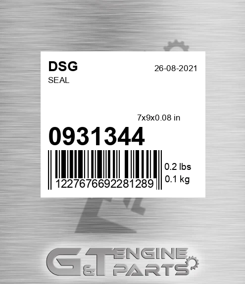 0931344 Seal