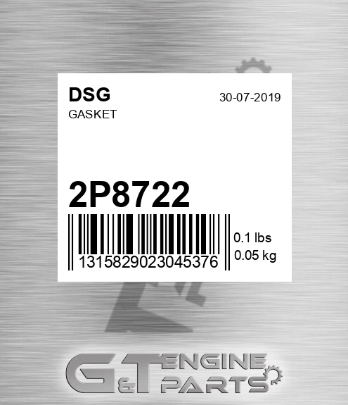 2P8722 Gasket