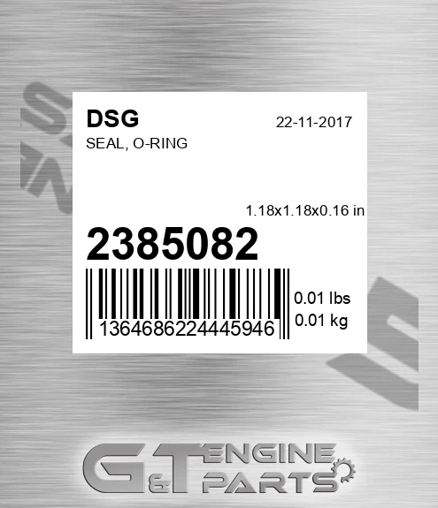 2385082 Seal, O-ring