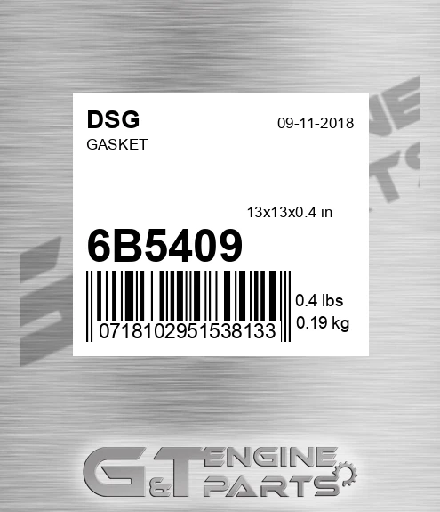 6B5409 Gasket