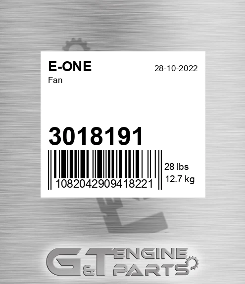 3018191 Fan for E-ONE