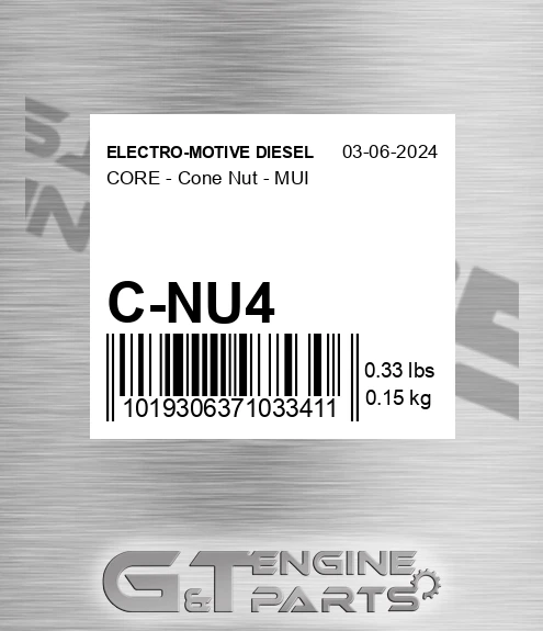 C-NU4 Core - Cone Nut - Mui