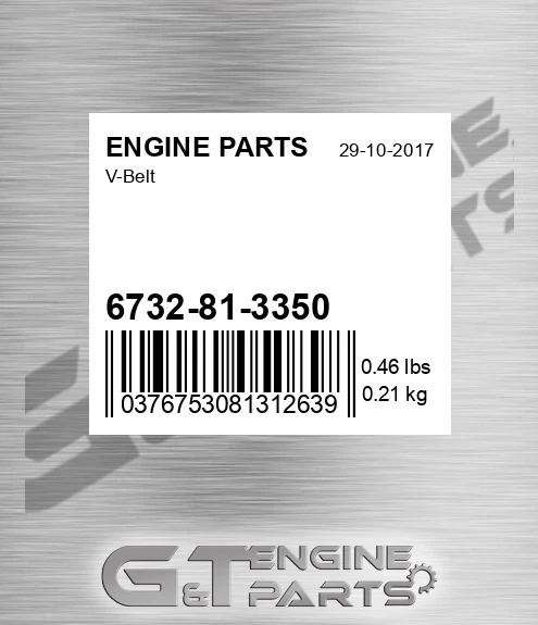 6732-81-3350 V-belt