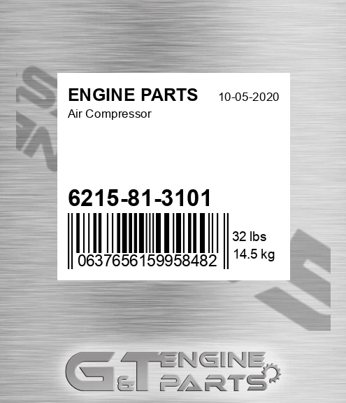 6215-81-3101 Air Compressor for ENGINE PARTS