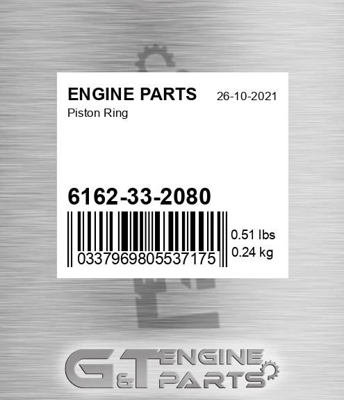 6162-33-2080 Piston Ring