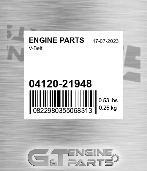 04120-21948 V-belt for ENGINE PARTS