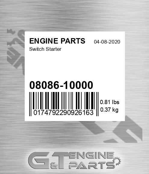 08086-10000 Switch Starter