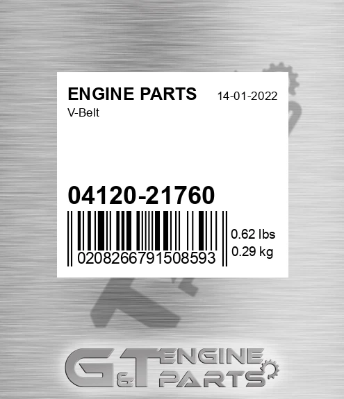 04120-21760 V-belt