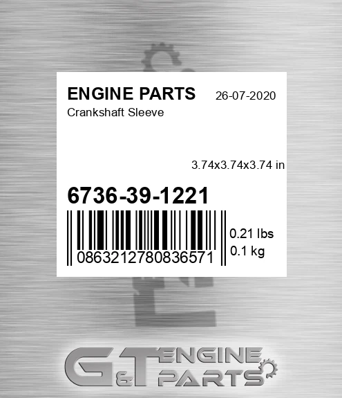 6736-39-1221 Crankshaft Sleeve