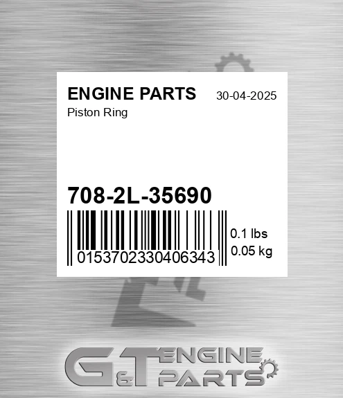 708-2L-35690 Piston Ring