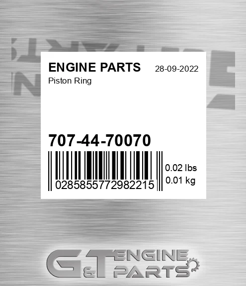 707-44-70070 Piston Ring