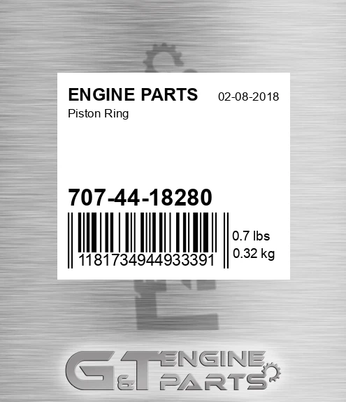 707-44-18280 Piston Ring