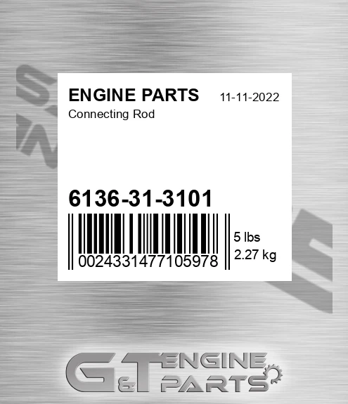 6136-31-3101 Connecting Rod for ENGINE PARTS
