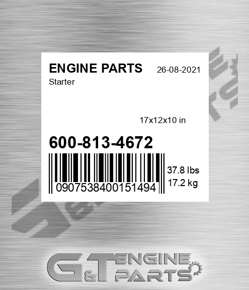 600-813-4672 Starter