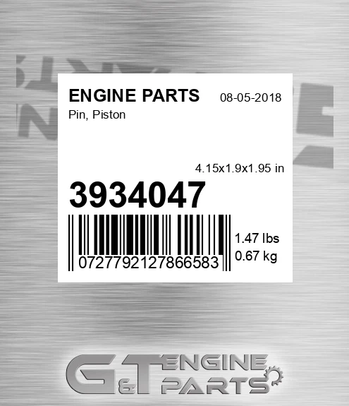 3934047 Pin, Piston
