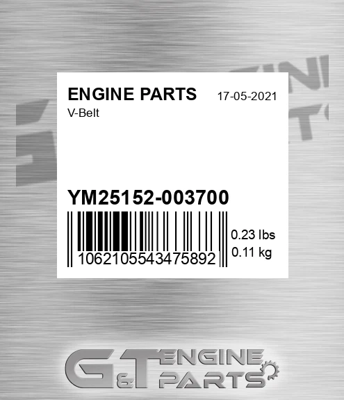 YM25152-003700 V-belt