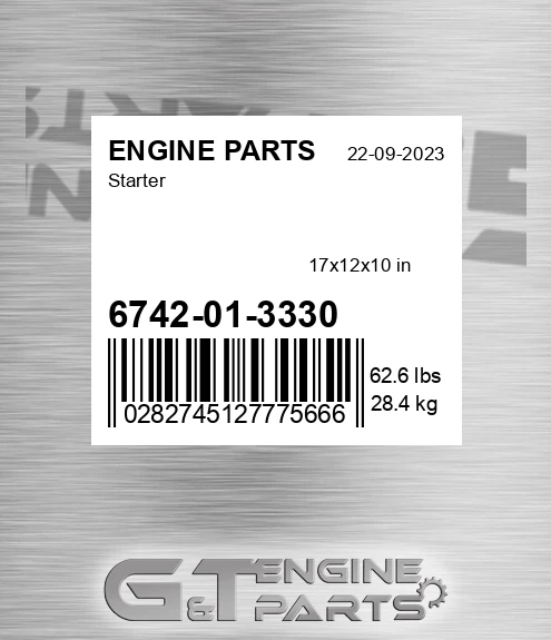 6742-01-3330 Starter for ENGINE PARTS