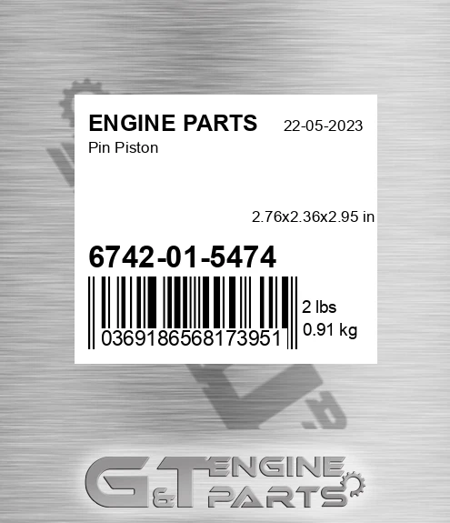 6742-01-5474 Pin Piston