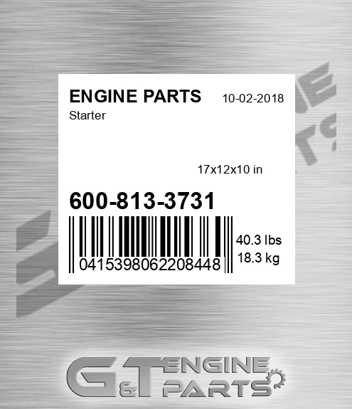 600-813-3731 Starter for ENGINE PARTS