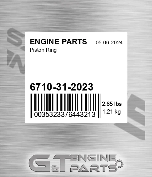 6710-31-2023 Piston Ring