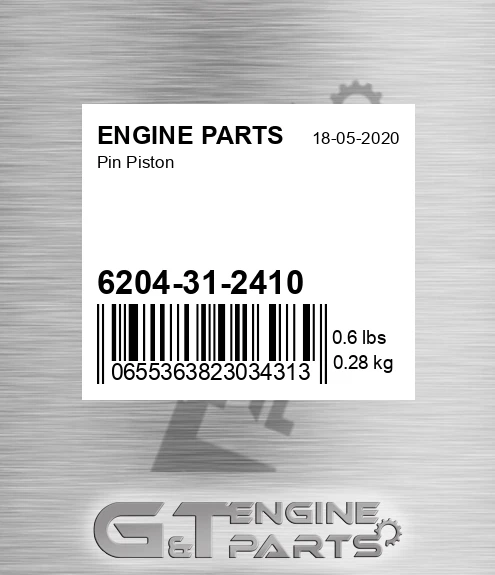 6204-31-2410 Pin Piston