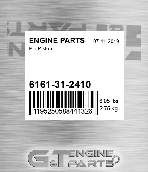 6161-31-2410 Pin Piston