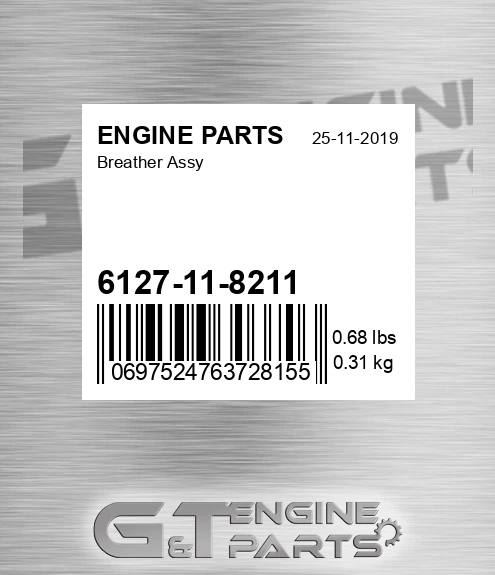 6127-11-8211 Breather Assy