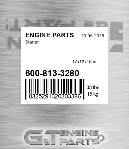 600-813-3280 Starter for ENGINE PARTS