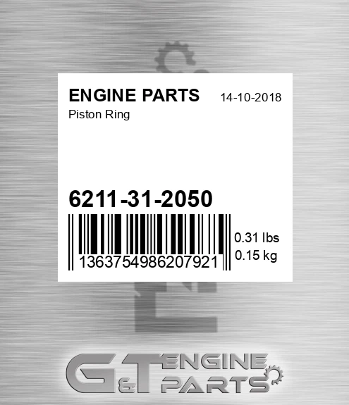 6211-31-2050 Piston Ring