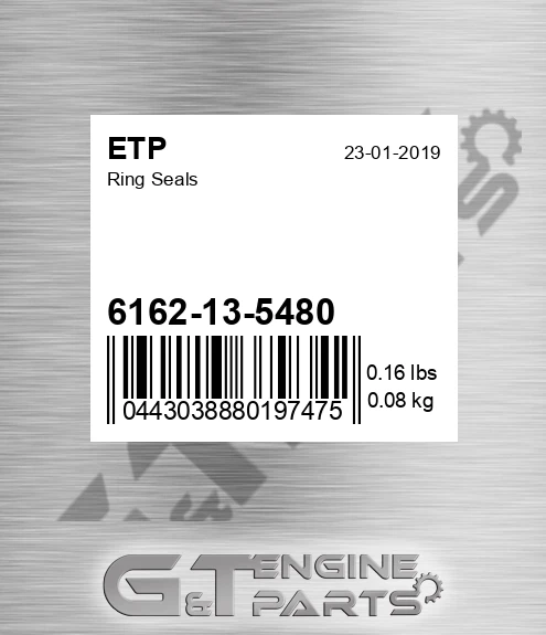 6162-13-5480 Ring Seals for ETP