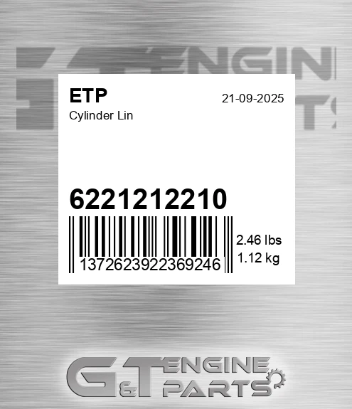6221212210 Cylinder Lin for ETP