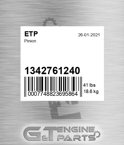 1342761240 Pinion