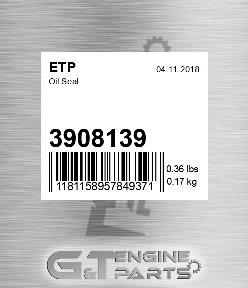 3908139 Oil Seal