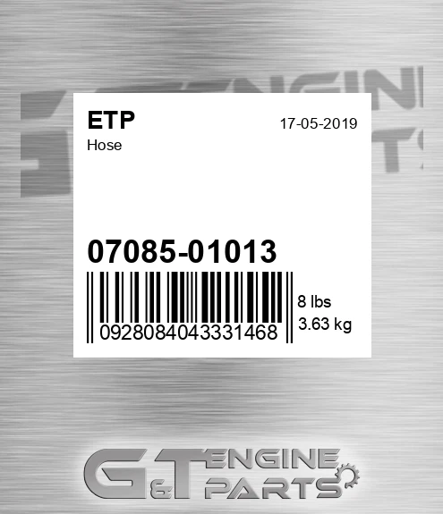07085-01013 Hose for ETP