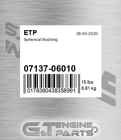 07137-06010 Spherical Bushing