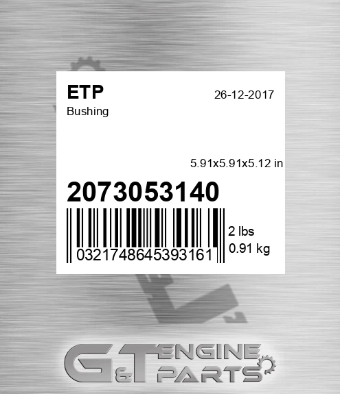 2073053140 Bushing for ETP