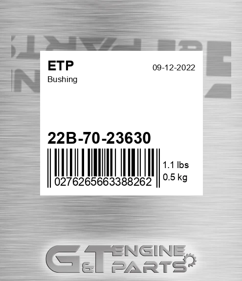 22B-70-23630 Bushing