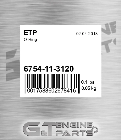 6754-11-3120 O-ring