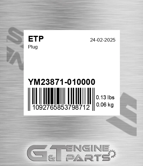 YM23871-010000 Plug