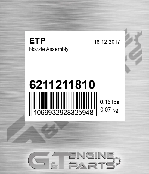 6211211810 Nozzle Assembly for ETP