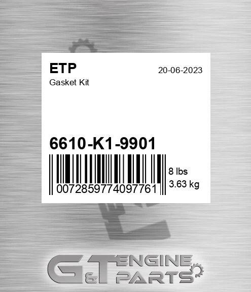 6610-K1-9901 Gasket Kit